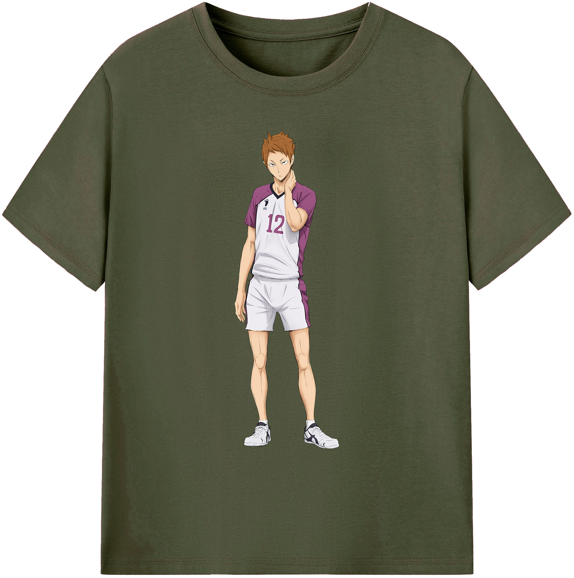（画像用） ハイキュー!! Haikyu!! 綿100％ メンズ半袖Tシャツ｜肌触りやわらか＆通気性